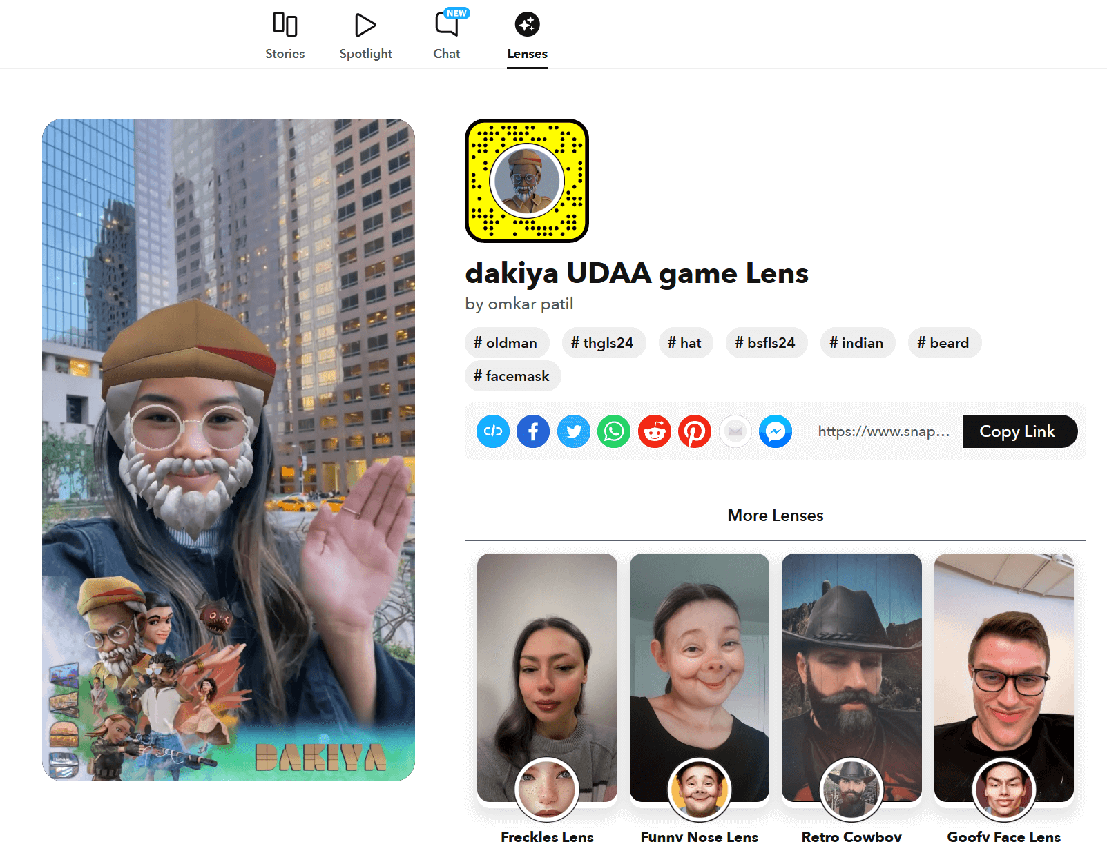 📮 Become Dakiya from UDAA with Our Snapchat Filter